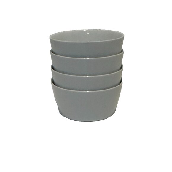 Crate & Barrell Verge Bowls, White Set of 4 ~ Clean & Simple by Martin Hunt - Picture 3 of 8